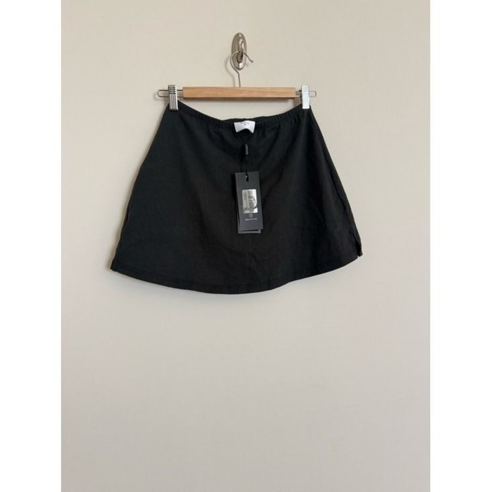 Bo+Tee Black Active Skort Mini Skirt Tennis Style Size M NWT